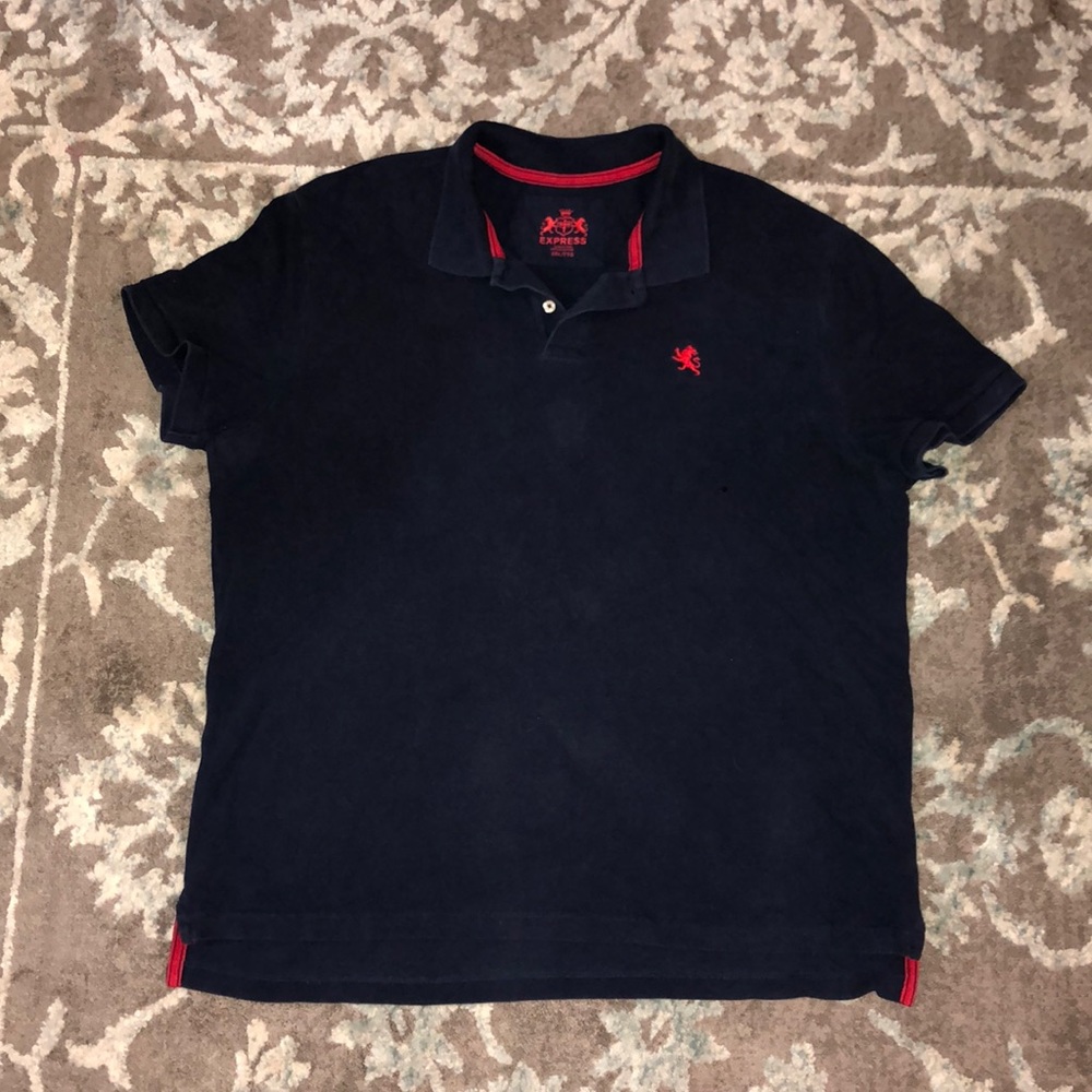Express Men’s Navy Blue Polo XXL